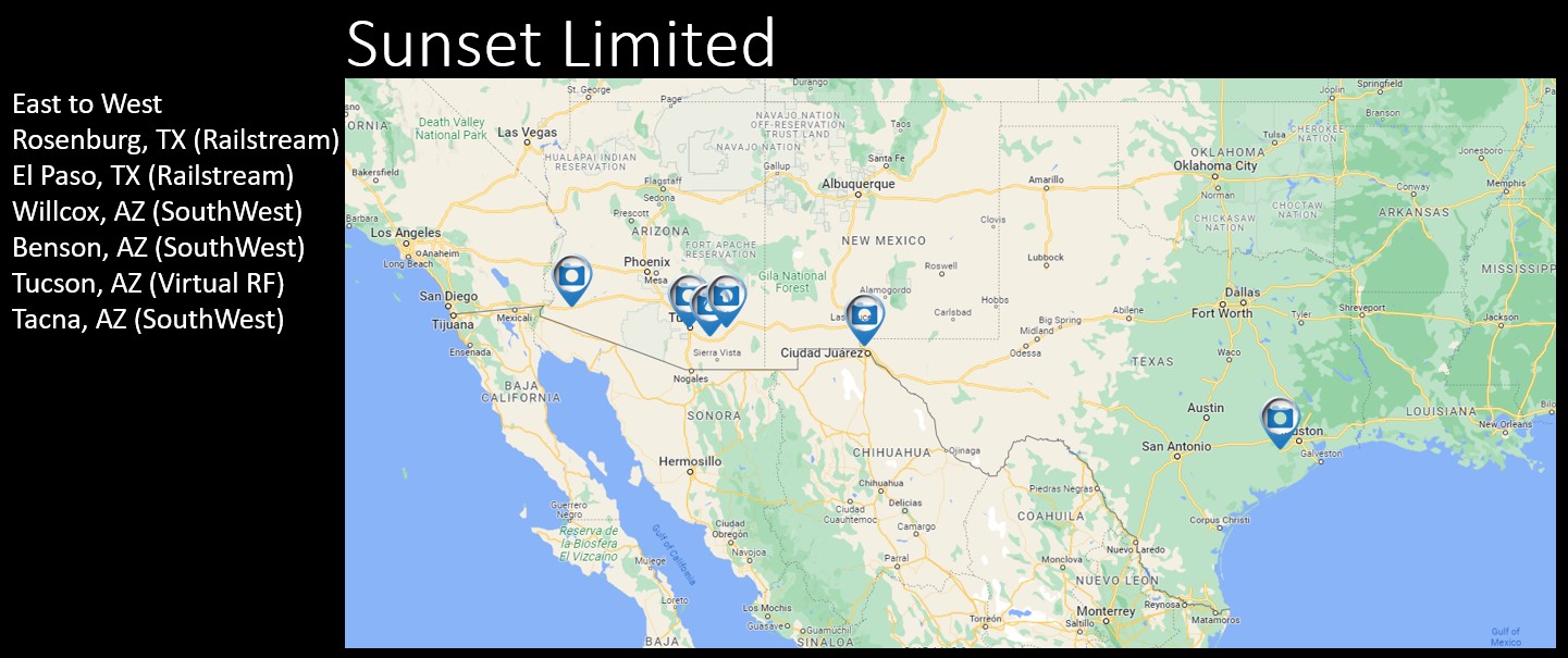 Sunset Limited Map